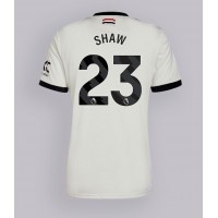 Maglie da calcio Manchester United Luke Shaw #23 Terza Maglia 2024-25 Manica Corta